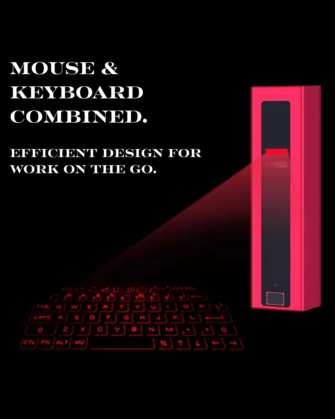 HD Laser Projection Wireless Portable Keyboard