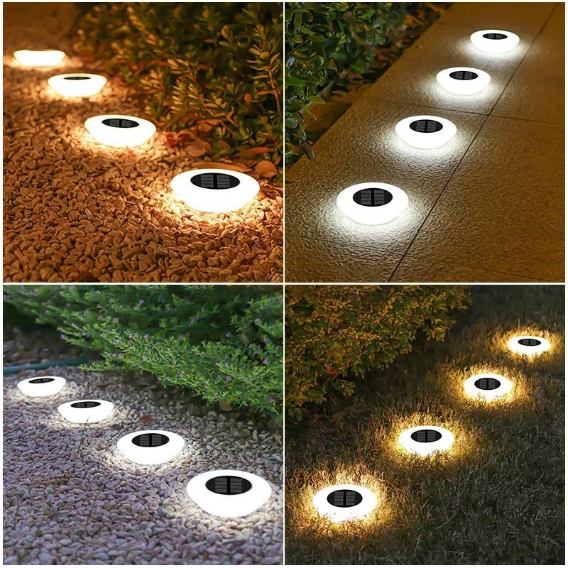 Outdoor Solar Garden Floor Lights