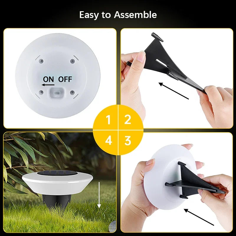 Outdoor Solar Garden Floor Lights