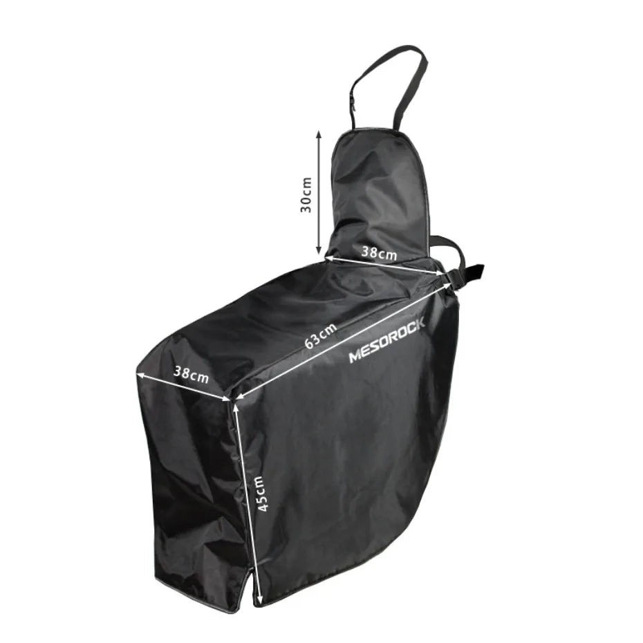 Motorcycle Seat & Riding Apron Cover - Weather Protection