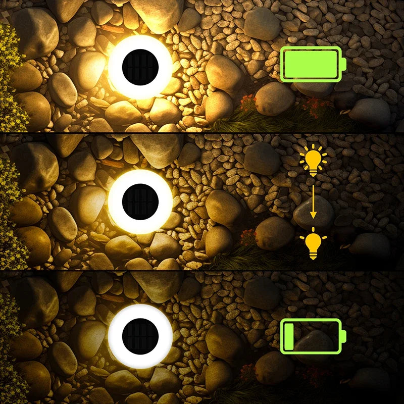 Outdoor Solar Garden Floor Lights