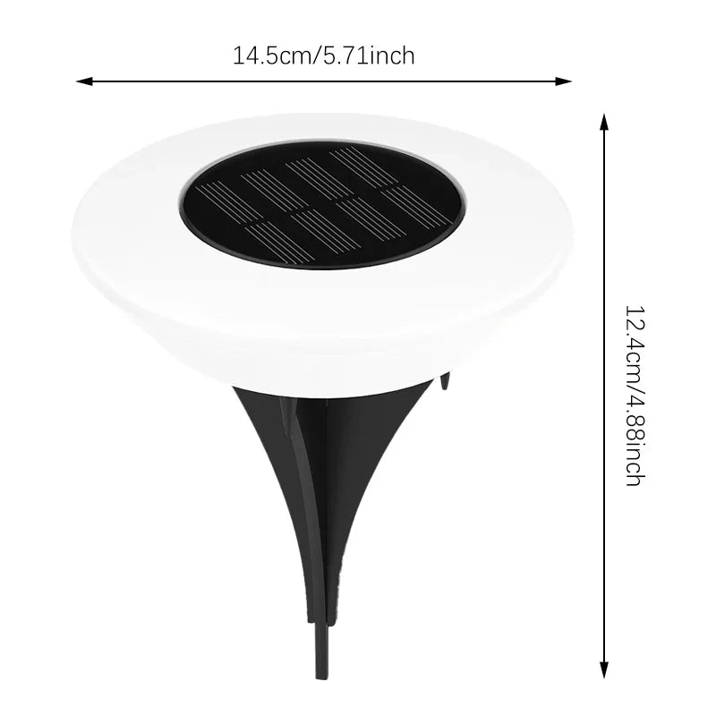 Outdoor Solar Garden Floor Lights