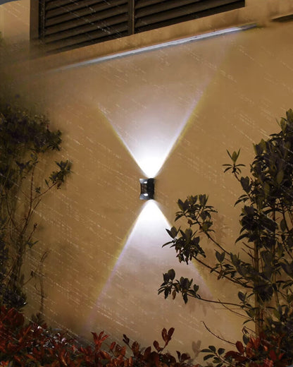 Up and Down Solar Powered External Wall Light