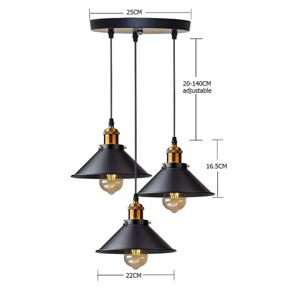 Vintage & Retro Design Industrial Pendant Light