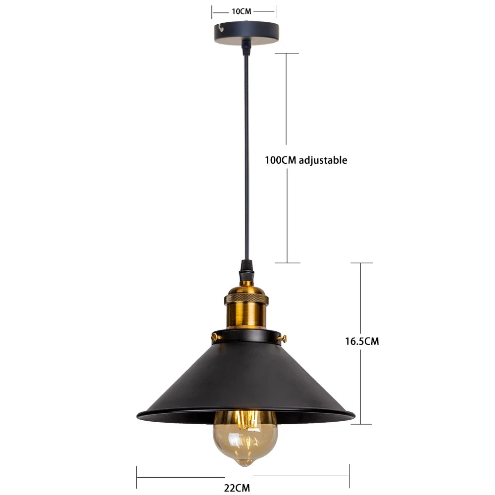 Vintage & Retro Design Industrial Pendant Light